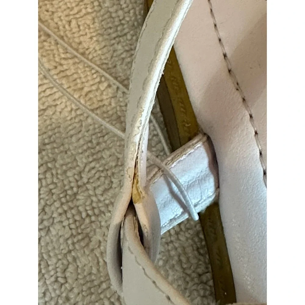 NWT, George Girl's Size 13 White Sandal